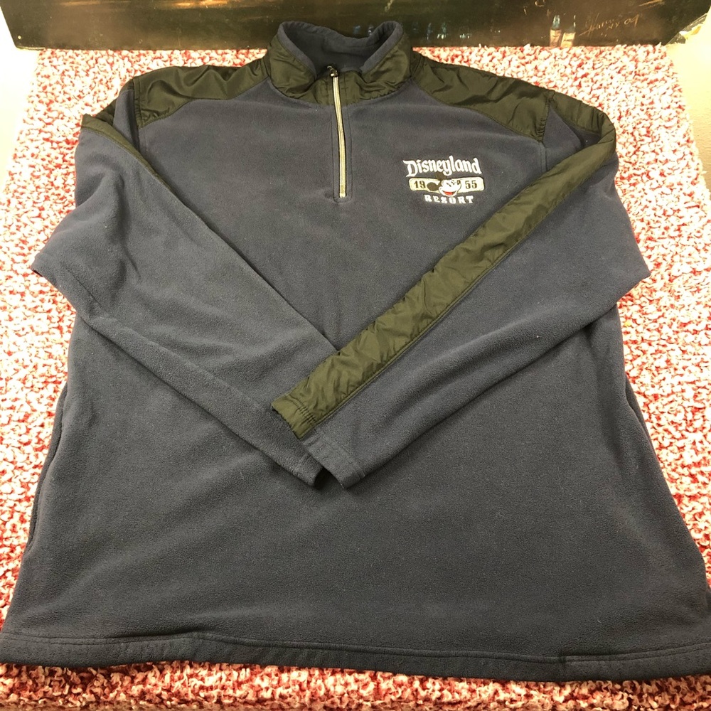 Disney Navy and Black Zip Up Sweater